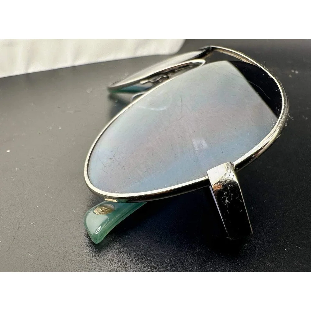 Nine West SR1217 Silver Aviator Sunglasses Dark Gradient Lens - 058 (84)